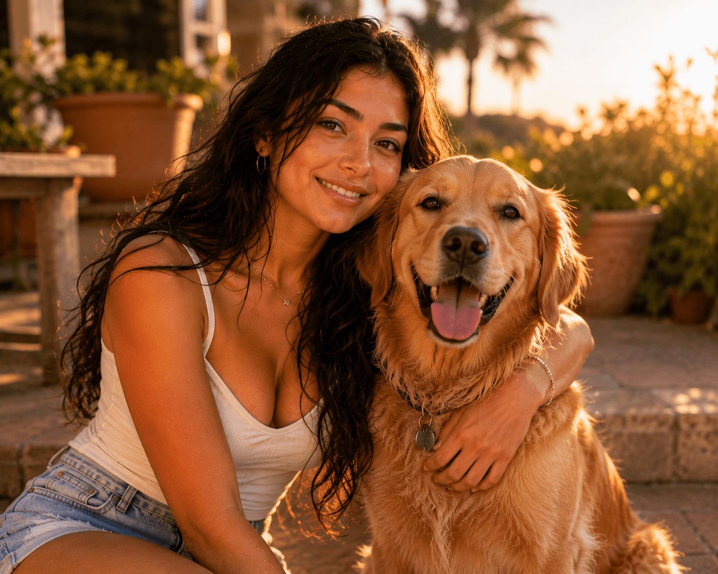 Elena and Churro